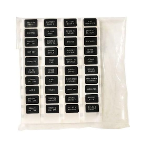 Egis Mobile Electric Label Set, Marine Battery Systems 40 Labels EGIS/8021B